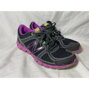 New Balance 750 V1 Running Shoes Womens Size 7 Gray Purple Green
